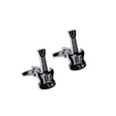 Silver Guitar Novelty Cufflinks