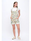 Floral Garden Print Shortalls