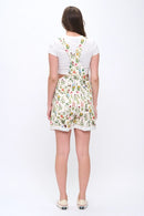 Floral Garden Print Shortalls