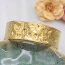 Forged from Gold Textured Cuff Bracelet