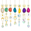 Agate Moon Sun Suncatcher