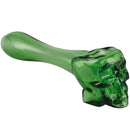 4" Glass Hand Pipe w/ Skull Design