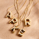 Bubble Initial Necklace
