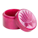 Lotus Box Soapstone Box