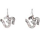Om Silver Earring