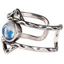 Triple Moon Triangle Rings