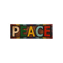Peace Painted wood Sign