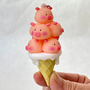 Piggy Cone Key Charm