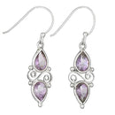 Purple Rain Amethyst Sterling Silver Earrings