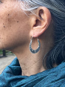Lightweight Brass Silver Tone Mountain Range