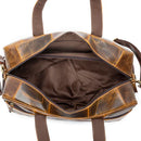 Rawhide Range Leather traveler Bag in Rodeo Tan