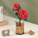 Red Camellia 3D Flower Puzzle