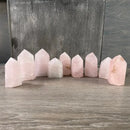 Rose Quartz Obelisks from Madagacar