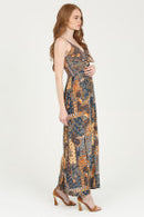 Twist Front Maxi Dress- Sunset