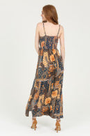 Twist Front Maxi Dress- Sunset