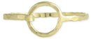Circle of Trust Gold Hammered Cuff Bracelet