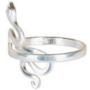 Silver Snake Adjustable Ring