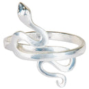 Silver Snake Adjustable Ring