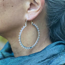 Lightweight Brass Silver Tone Solar Flare