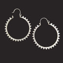Lightweight Brass Silver Tone Solar Flare