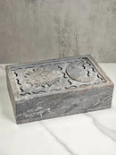 Sun & Moon Soapstone Box