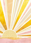 Sun Rays Greeting Card