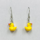 Tiny Rubber Ducky Earrings