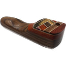 American Made 4" Wooden Hand Pipe with Swivel Lid