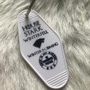 House Stark Game of Thrones Motel Key Fob