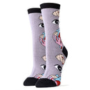 Women's Eye Heart You Crew Socks