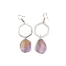 Silver Plated Geometric Earrings