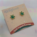 Weed Stud Earrings