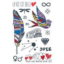 Featherweight Love - Temporary Tattoos