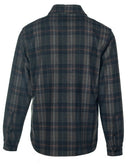 Men's Olive Flannel Wool Shirt