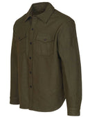 Men's Olive CPO Wool Shirt