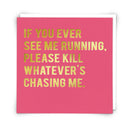 Running Greeting Card