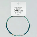 Morse Code Anklet | DREAM