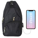 Antitheft Day Packs with Built in USB Charging Cable
