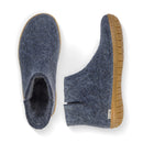 Glerups Wool Boot Rubber Sole