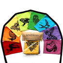 Wind Sparrow Rainbow Garden Creatures Indoor/Outdoor Flags