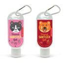 Animal Carabiner Hand Sanitizer