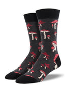 "PRETTY FLY FOR A FUNGI" MENS SOCKS