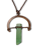 Aventurine Hemisphere Necklace