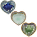River Moss Heart Ceramic Dish