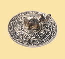 Elephant Trunk Up Metal Incense Burner