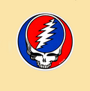 Grateful Dead Steal Your Face Round Mouse Pad
