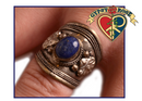 Wild Mountain Antique Silverstone & Gemstone Ring