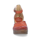 Acadia Closed-Toe Wedge - Brick