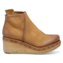 Savina Wedge Bootie Camel