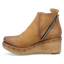 Savina Wedge Bootie Camel